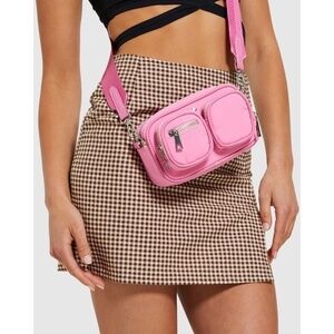 Peta + Jain Lala Crossbody Bag in Orange Pebble NWT